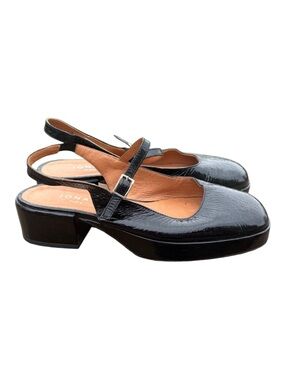 Jonak Paris Slingback Patent Leather Mary Jane Sandal Black 39